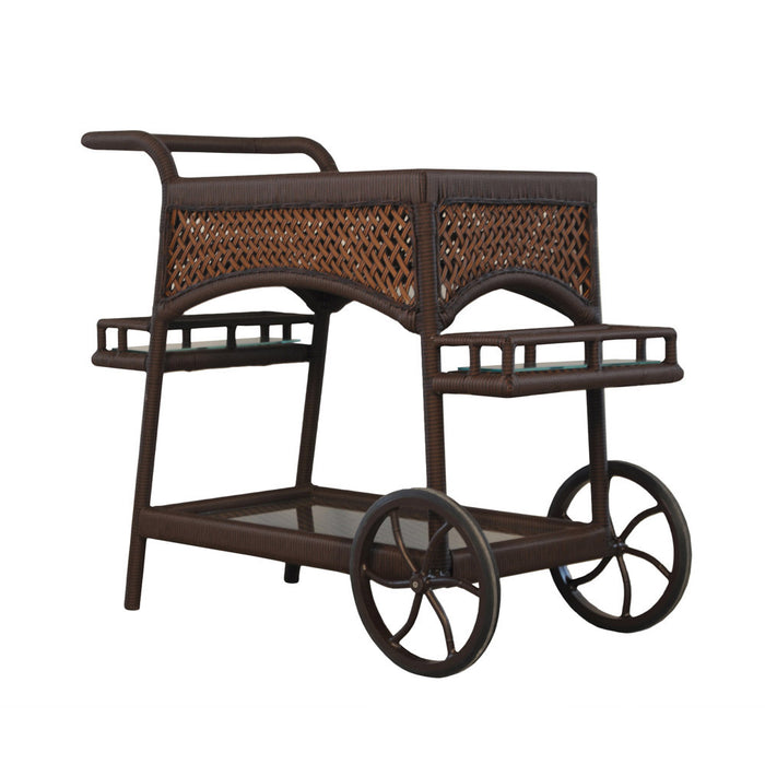 Grand Traverse Bar Cart in Caramel Finish