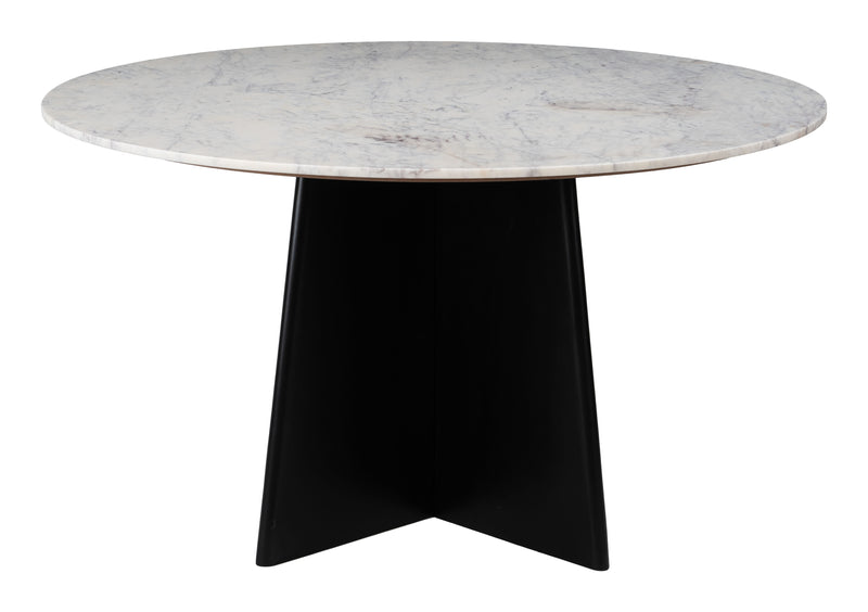 Strela Dining Table White & Black
