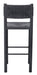 Iska Barstool (Set of 2) Black