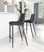 Magnus Barstool (Set of 2) Black