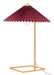 Charo Table Lamp Red & Gold