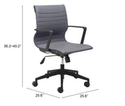 Stacy Office Chair Dark Gray