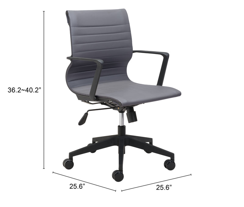 Stacy Office Chair Dark Gray
