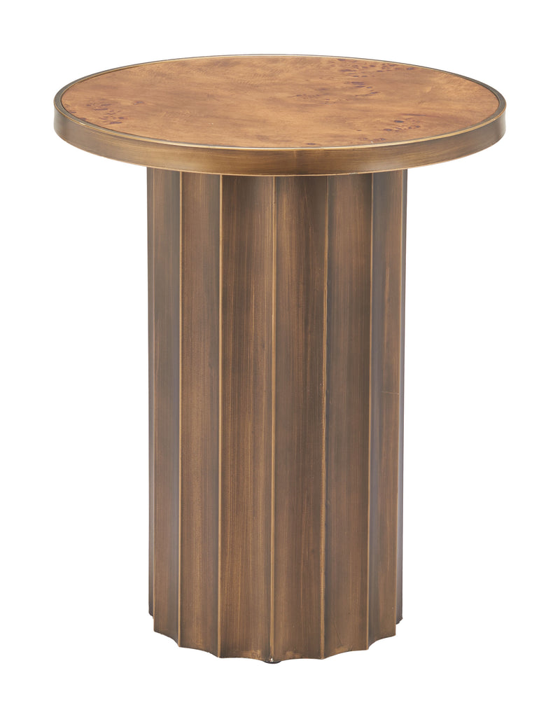 Afinato Side Table Brown