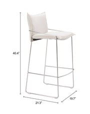 Pola Barstool White