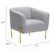 Micaela Armchair Gray