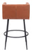 Horbat Barstool (Set of 2) Brown