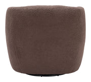 Govan Swivel Chair Brown