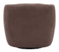 Govan Swivel Chair Brown