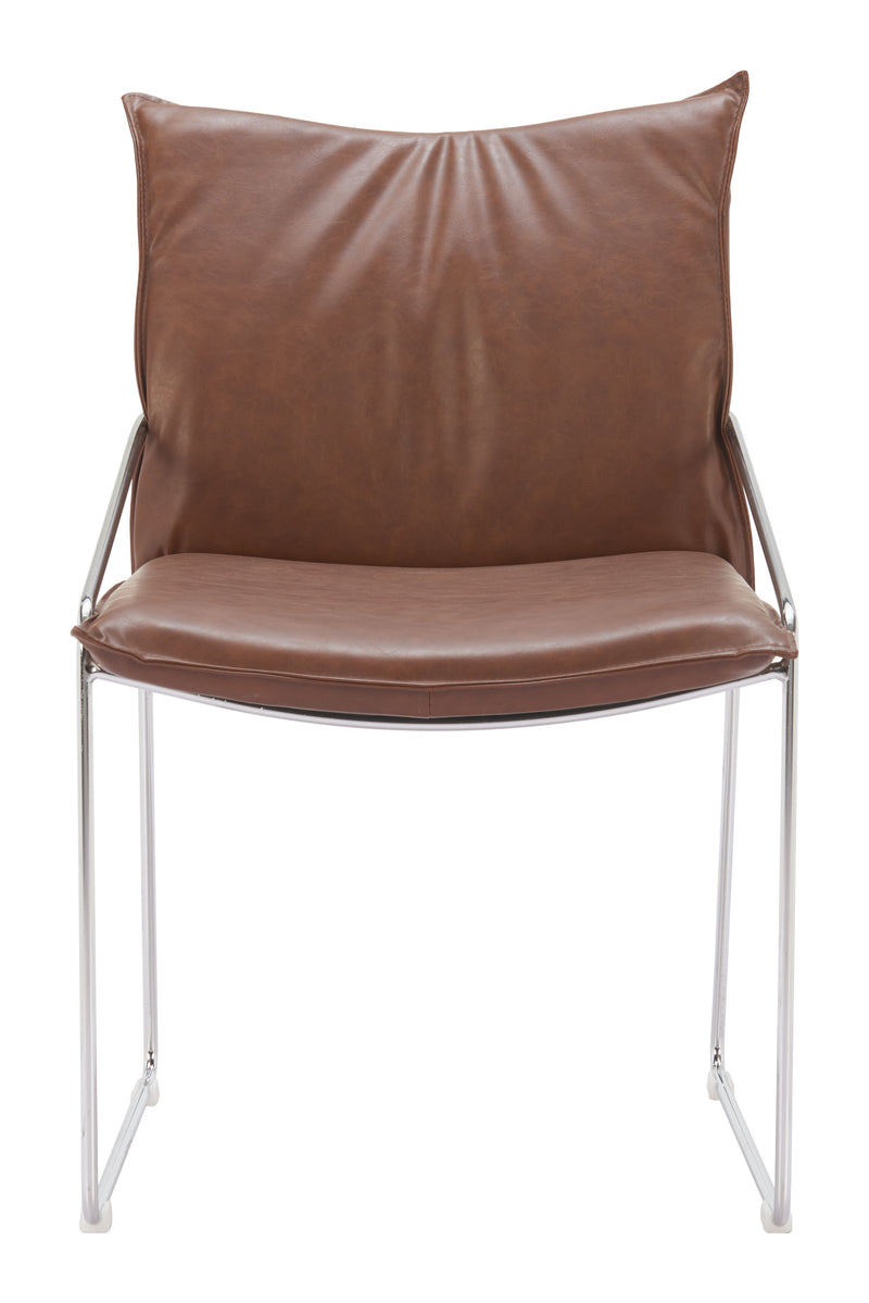 Pola Dining Chair (Set of 2) Brown