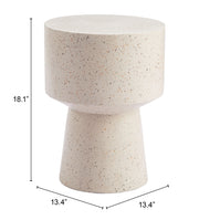 Masko Side Table Beige