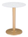 Alto Bistro Table White & Gold