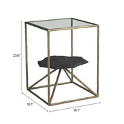 Ranol Side Table Brass