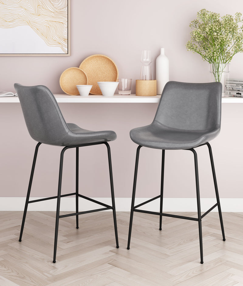 Byron Counter Stool Gray