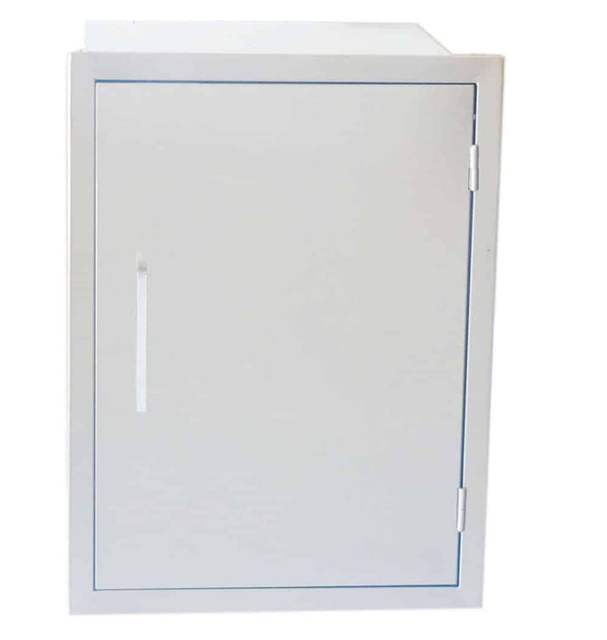 17” x 24” Weather Sealed,Beveled Frame Reversible Swing Dry Storage Pantry (Assembly Required)