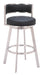 Gimsby Swivel Barstool Black