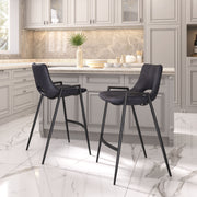 Desi Counter Stool (Set of 2) Black