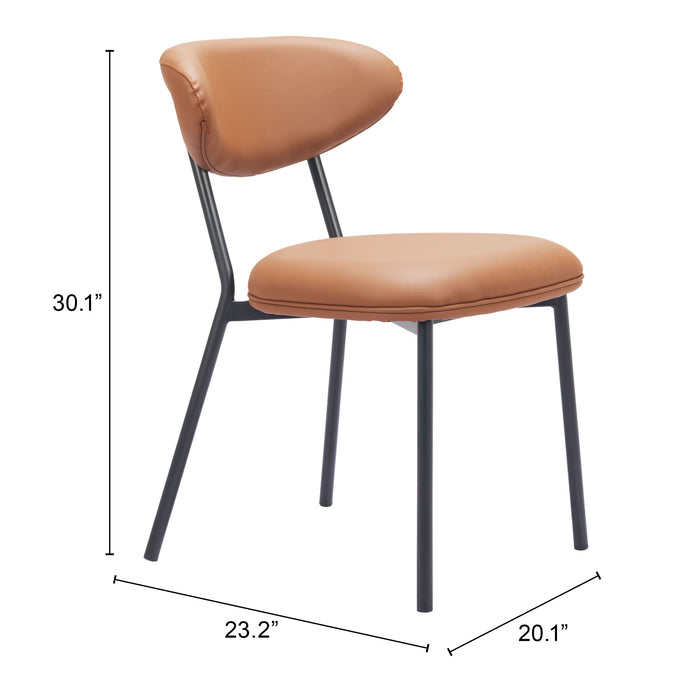 Rorun Dining Chair (Set of 4) Brown