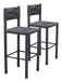 Iska Barstool (Set of 2) Black