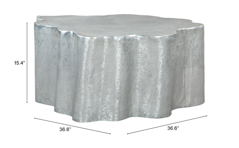 Kortha Coffee Table Antique Silver