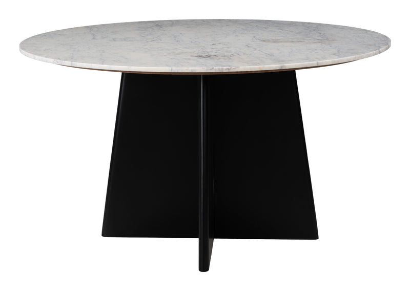 Strela Dining Table White & Black
