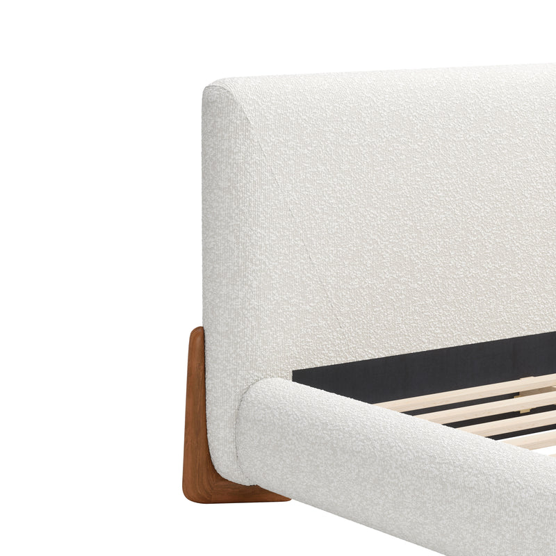 Baris Queen Bed Ivory