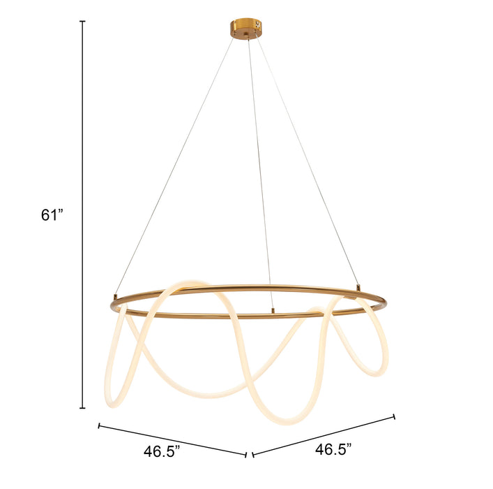 Wiber Ceiling Lamp Brass