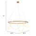 Wiber Ceiling Lamp Brass