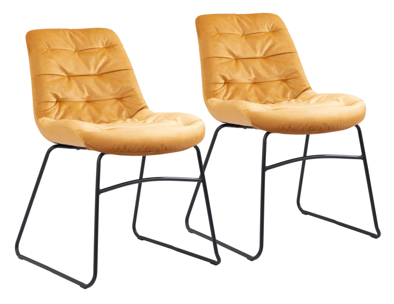 Tammy Dining Chair (Set of 2) Yellow