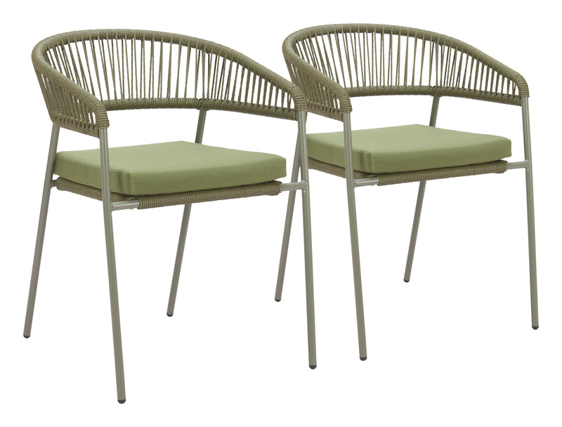 Skye Dining Chair (Set of 2) Green