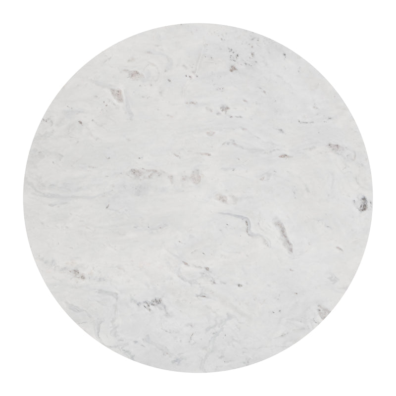 Fullerton Dining Table White & Gold