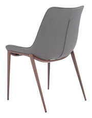 Magnus Dining Chair (Set of 2) Slate Gray & Walnut