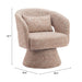 Liva Swivel Chair Frosty Brown