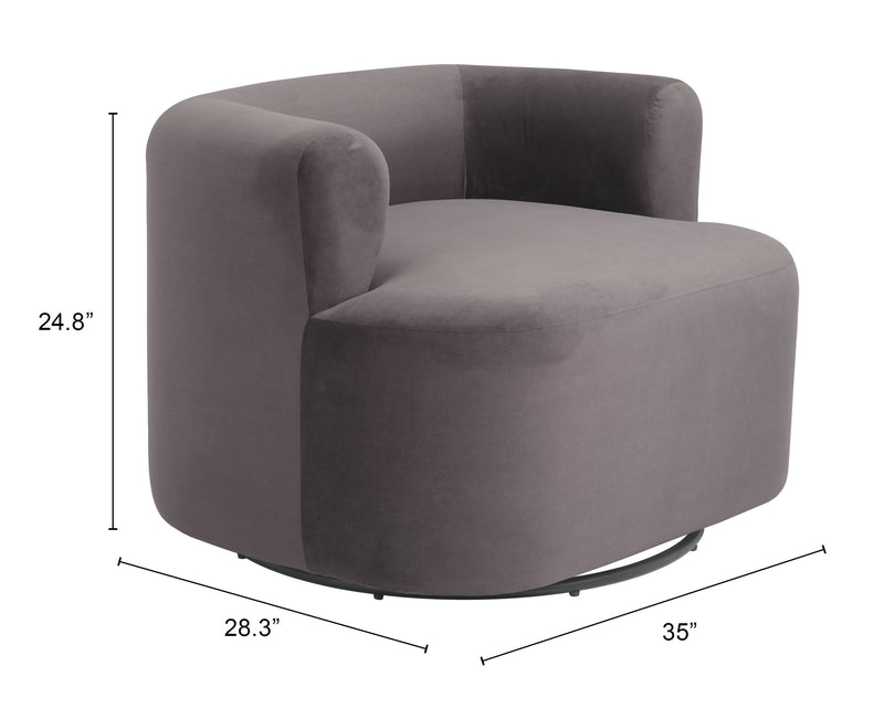 Mugav Swivel Chair Gray