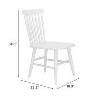 Zeilen Dining Chair (Set of 2) White