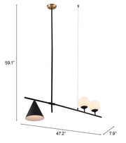 Richiza Ceiling Lamp Black