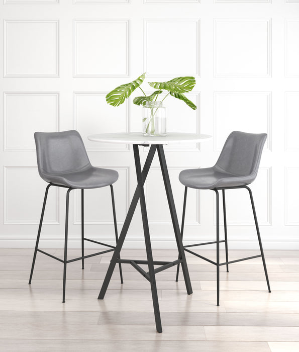 Byron Barstool Gray