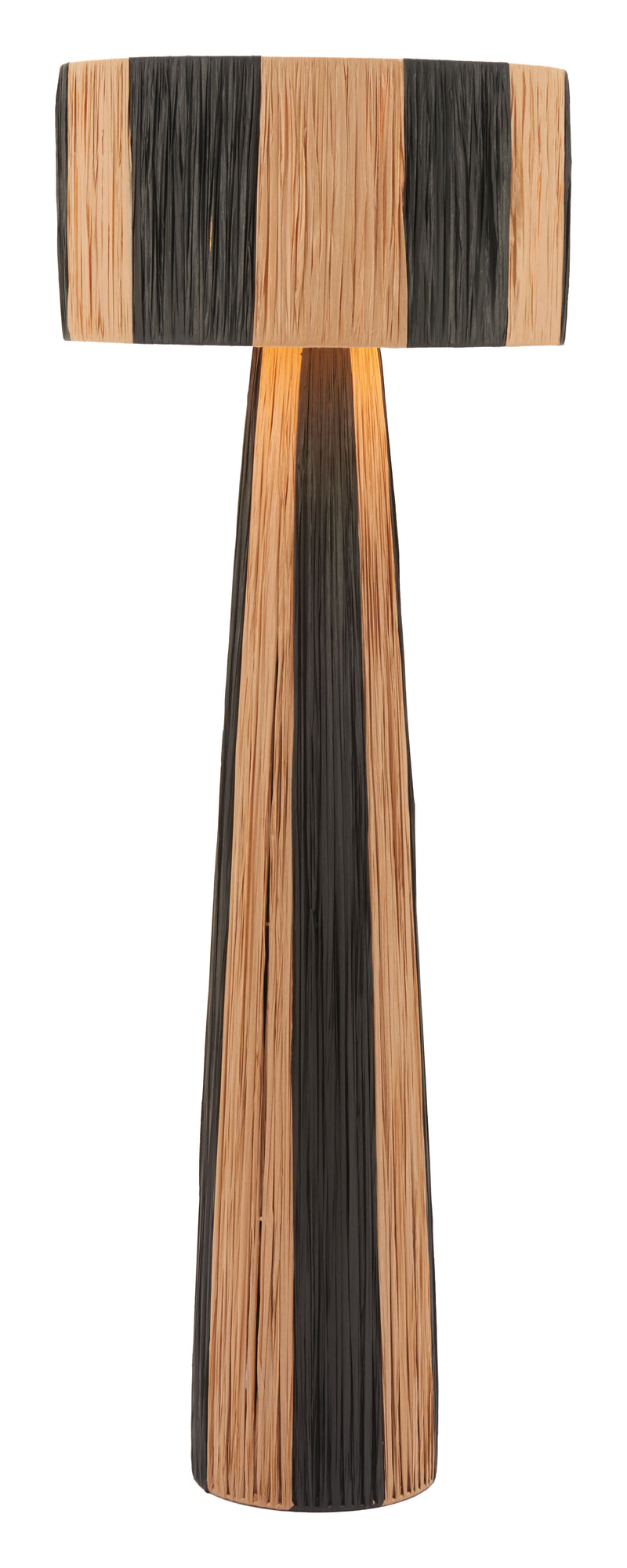 Gala Floor Lamp Black & Natural