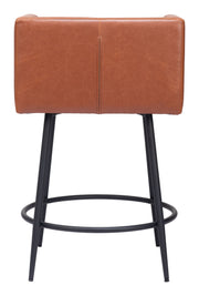 Horbat Counter Stool (Set of 2) Brown