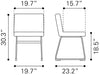 Pago Dining Chair (Set of 2) Gray