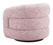 Refine Swivel Chair Pink Tweed