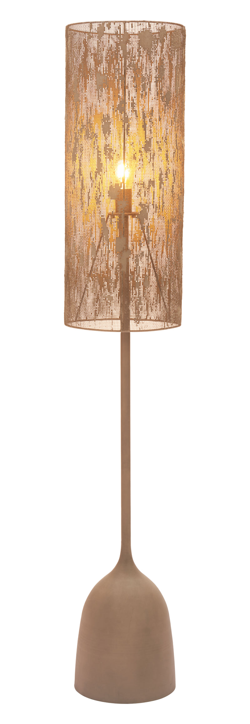 Buff Floor Lamp Taupe