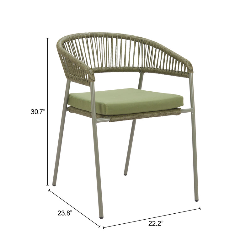 Skye Dining Chair (Set of 2) Green