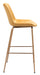 Tony Barstool Yellow & Gold