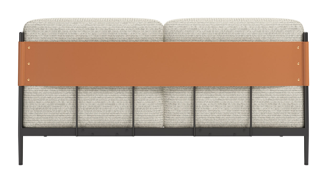 Stirbe Loveseat Gray