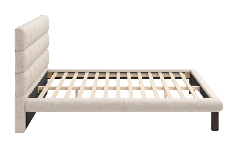 Placid King Bed Beige