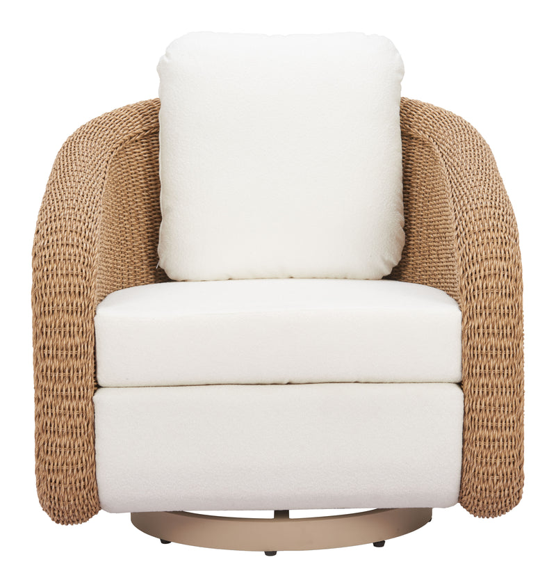 Solara Swivel Chair Ivory