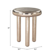 Arian Side Table Silver
