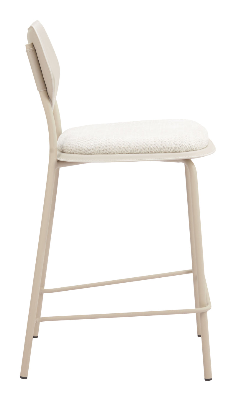 Zeal Counter Stool (Set of 4) Light Gray