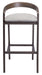 Troy Barstool (Set of 2) Dove Gray & Espresso
